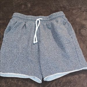 h&m lounge shorts charcoal gray